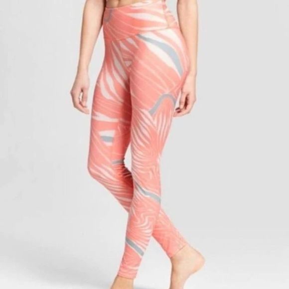 Joy Lab Peach Marble Leggings XXL - Picture 2 of 4